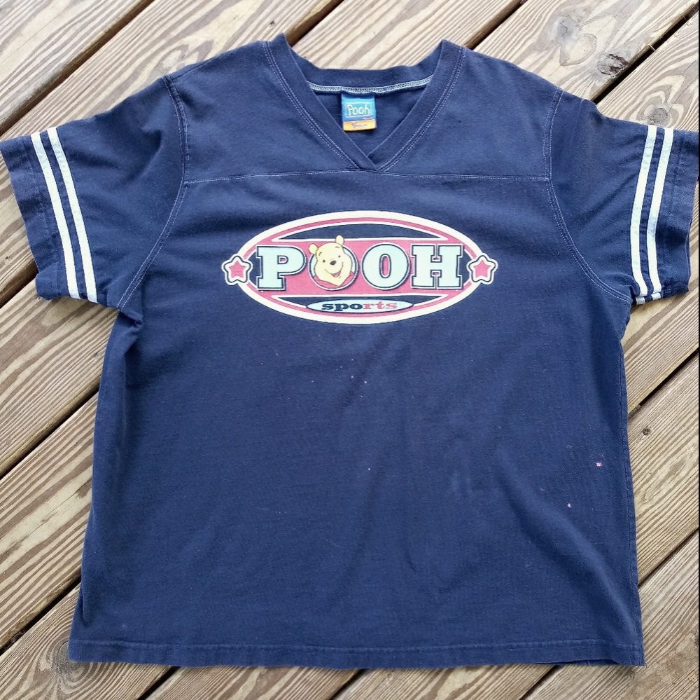 Vintage Winnie The Pooh V-neck T-shirt